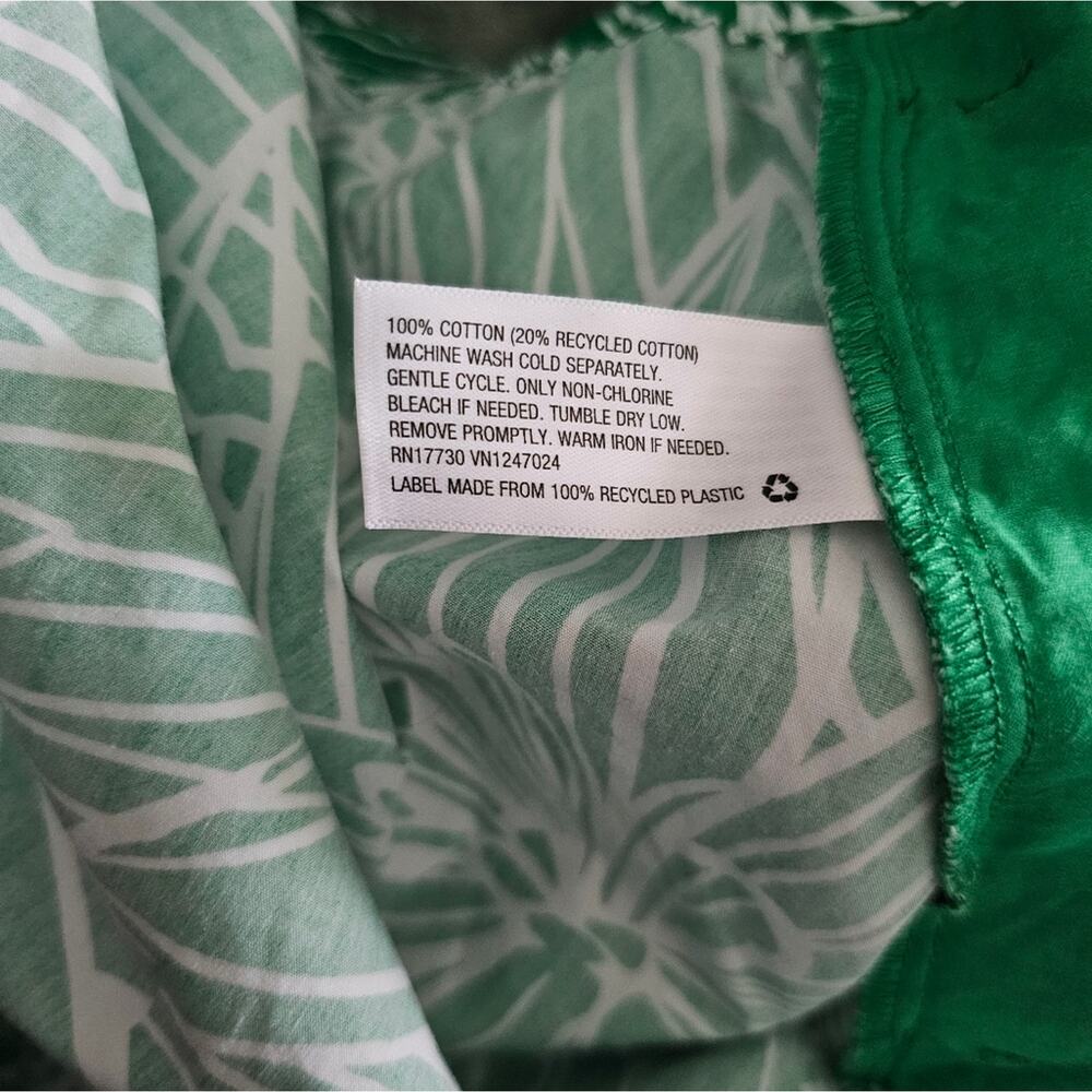 Tabitha Brown Green Floral Women's Skirt Size L - Picture 7 of 7